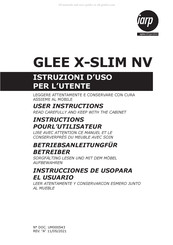 IARP GLEE X-SLIM NV Instrucciones De Uso Para El Usuario