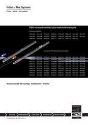 Rittal 7979.436 Instrucciones De Montaje, Instalación Y Mando