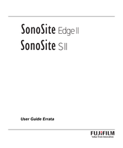 Fujifilm SonoSite Edge II Manual De Instrucciones
