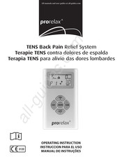 Prorelax TENS Manual De Instrucciones