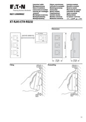 Eaton XT-RJ45-ETH-RS232 Instrucciones De Montaje