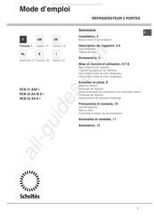 SCHOLTES RCB 31 AAE I Instrucciones Para El Uso