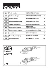 Makita GA7071 Manual De Instrucciones