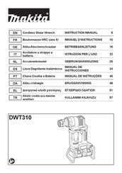 Makita DWT310 Manual De Instrucciones