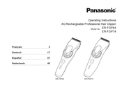 Panasonic ER-FGP74 Manual De Instrucciones