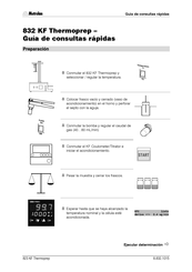 Metrohm 832 KF Thermoprep Guia De Inicio Rapido