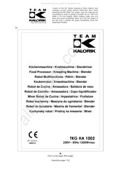 Kalorik TKG HA 1002 Manual De Instrucciones