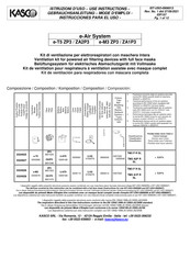 Kasco ZA2P3 Instrucciones Para El Uso