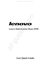 Lenovo M300 Guia De Inicio Rapido