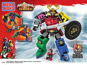 Mega Bloks SABANS Power RangerS SUPER SAMURAI 5785 Manual De Instrucciones