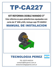 Tecnologia Perez TP-CA227 Manual De Instalación