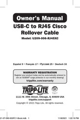 Tripp-Lite U209-006-RJ45XC Manual Del Propietário