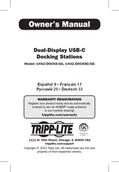 Tripp-Lite U442-DOCK8G-GG Manual Del Propietário