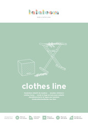 lalaloom CLOTHES LINE Manual Del Usuario