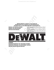 DeWalt DWB800 Manual De Instrucciones