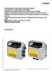 Leuze FBPS 600i Manual Del Usuario