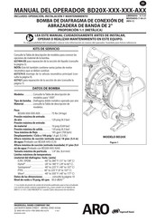 Ingersoll Rand ARO BD20X Serie Manual Del Usuario