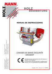 HOLZMANN MASCHINEN KOS3000P Manual De Instrucciones