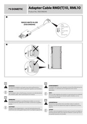 Dometic RMD10 Manual Del Usuario