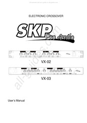 SKP Pro Audio VX-02 Manual Del Usuario