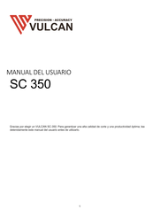 Vulcan SC 350 Manual Del Usuario