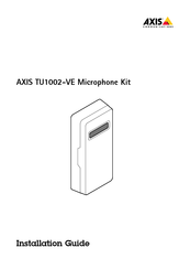 Axis TU1002-VE Guia De Instalacion