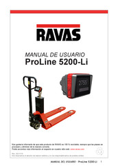 Ravas ProLine 5200-Li Manual De Usuario