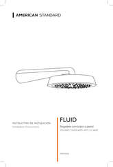 American Standard FLUID Instrucciones De Instalación