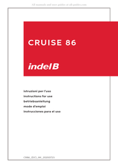 Indel B CRUISE 86 Instrucciones Para El Uso