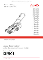 AL-KO Comfort 38.4 Li Traducción Del Manual De Instrucciones Original