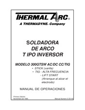 Thermal Arc 300GTSW Manual De Operaciones