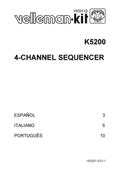 Velleman-Kit K5200 Manual Del Usuario