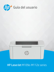 HP LaserJet M112e Serie Guia Del Usuario