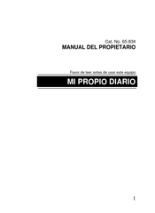 Radio Shack 65-834 Manual Del Propietário