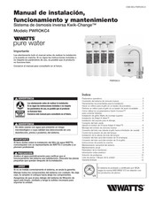 Watts Kwik-Change PWROKC4 Manual De Instalación, Funcionamiento Y Mantenimiento