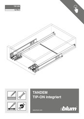 blum TANDEM TIP-ON Instrucciones De Montaje