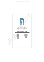 LevelOne FSW-2450 Guía De Instalación Rápida