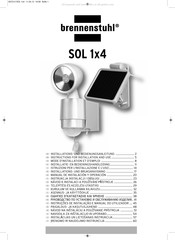 brennenstuhl SOL 1x4 Manual De Instalación Y Operación