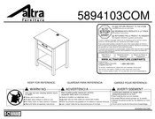 Altra Furniture 5894103COM Instrucciones De Montaje