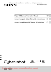 Sony Cyber-shot DSC-W520 Manual De Instrucciones