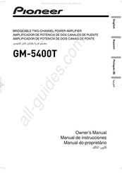 Pioneer GM-5400T Manual De Instrucciones