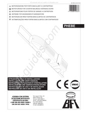 BFT PHEBE C Instrucciones De Uso Y De Instalacion