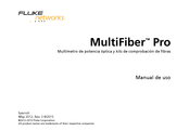 Fluke Networks MultiFiber Pro Manual De Uso