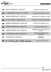 FLYGT 6FX Serie Instrucciones De Instalacion Y Uso