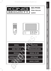 Konig Security SEC-PH350 Manual De Uso