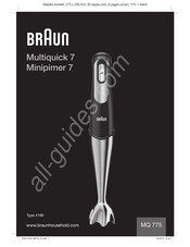 Braun MQ 775 Manual Del Usuario
