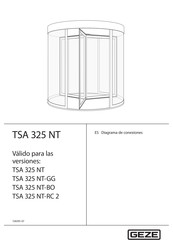 GEZE TSA 325 NT-GG Diagrama De Conexiones