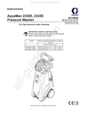 Graco AquaMax 2330E Manual Del Usuario