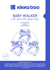 KIKKA BOO BABY WALKER Instrucciones De Uso