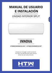 HTW INNOVA HTWS035INNR32-INT Manual De Usuario E Instalacion